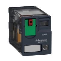 Miniature relay 3A 4CO lock LED 230V AC