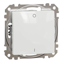 SCHNEIDER ELECTRIC Сериен ключ 10AX, бял