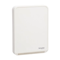 Sensor, SpaceLogic SLP Series, humidity, room, temperature, BACnet MSTP/Modbus, matte white housing
