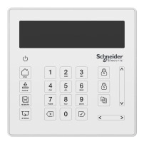 Security Expert touch sense LCD keypad, white