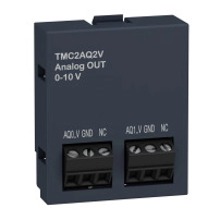 SCHNEIDER ELECTRIC Аналогов разширителен модул, Modicon M221, 2 аналог. напреженови изхода