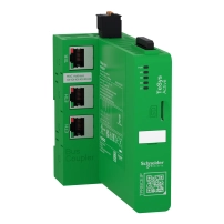 SCHNEIDER ELECTRIC Шинен куплър, TeSys island, 24VDC, Ethernet суич (EtherNet IP / Modbus TCP)