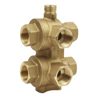 VB601R Change Over Valve, 6-Way, DN20, Rp 3/4, Kvs 4.0 m?/h