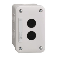 Station plastic light grey 2 hole
