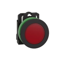 Pilot Light red flush LED 230V