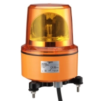 Въртяща се светлинна колонка жълта XVR13M05L