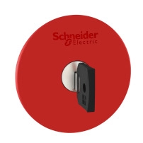 Head E.stop red mushr 60mm key