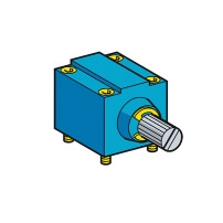 Telemecanique Limit switch head ZC2J, without lever stay put left and right actuation